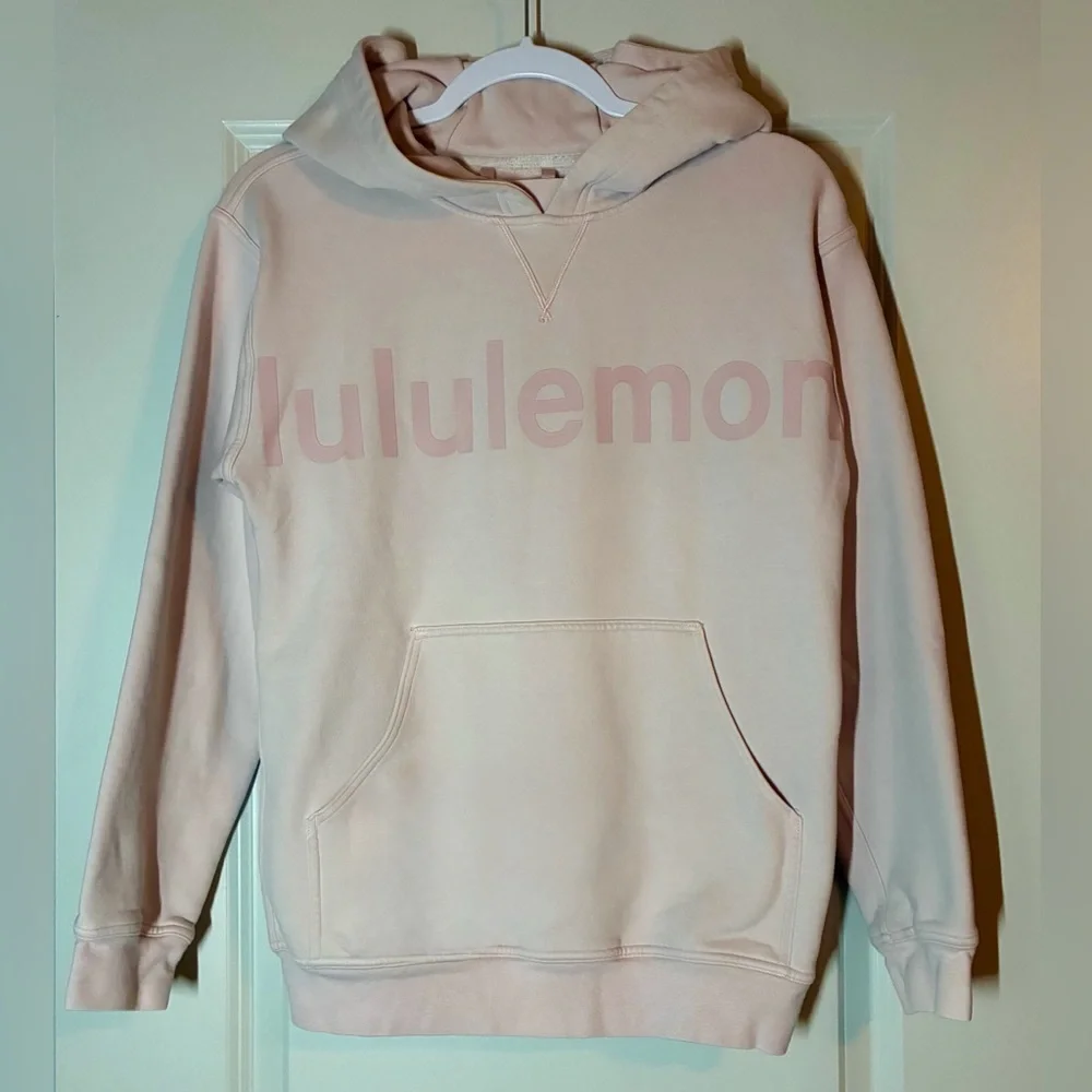 Lululemon All Yours Hoodie *Graphic in Feather Pink Size 10